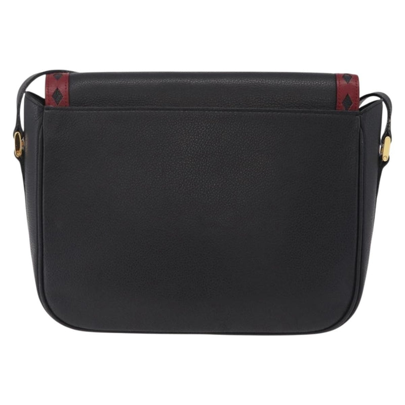 Saint Laurent Vintage Shoulder Bag Leather Black