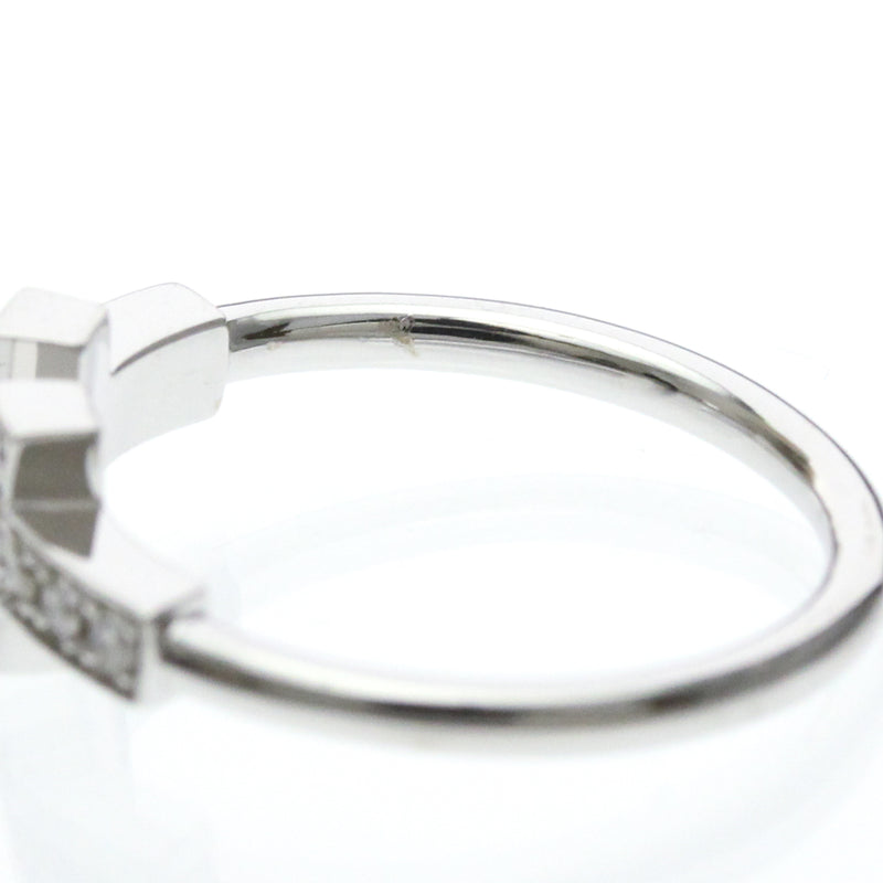 Tiffany & Co. T Wire 18k White Gold With Diamonds Silver White_gold Bijoux