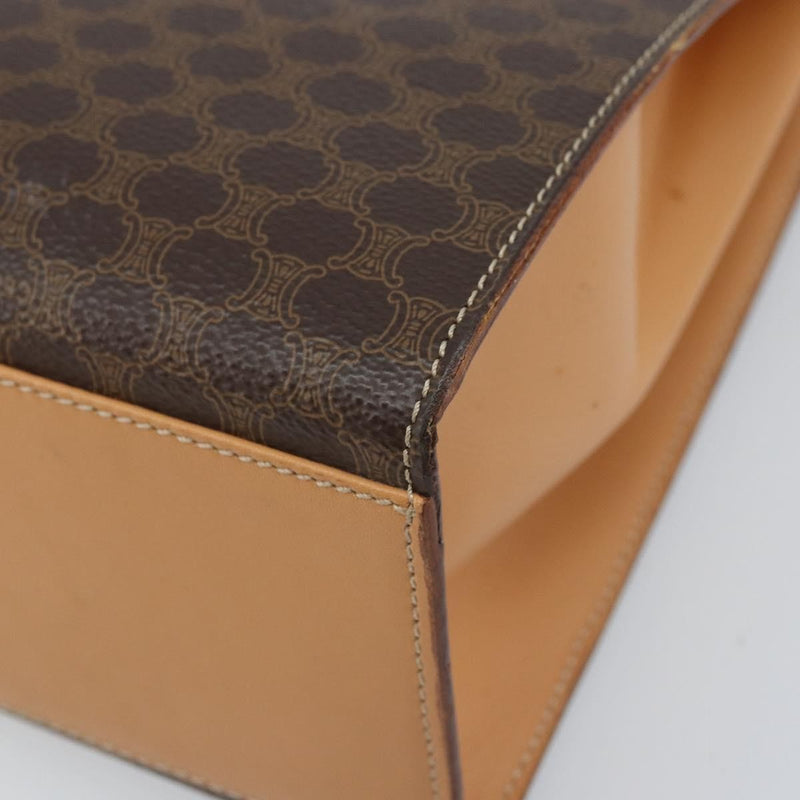Celine Handbag Canvas Brown Bag
