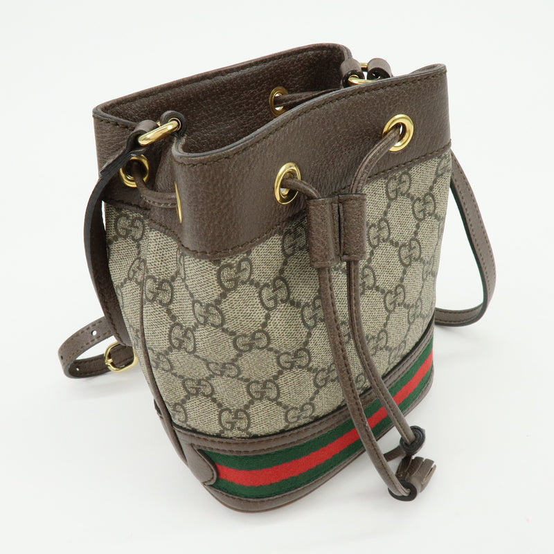 Gucci Ophidia Bucket Gg Coated Canvas Beige Bag