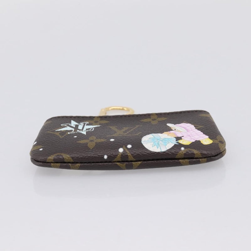Louis Vuitton Pochette Clés Monogram Vivienne Brown Canvas Accessory