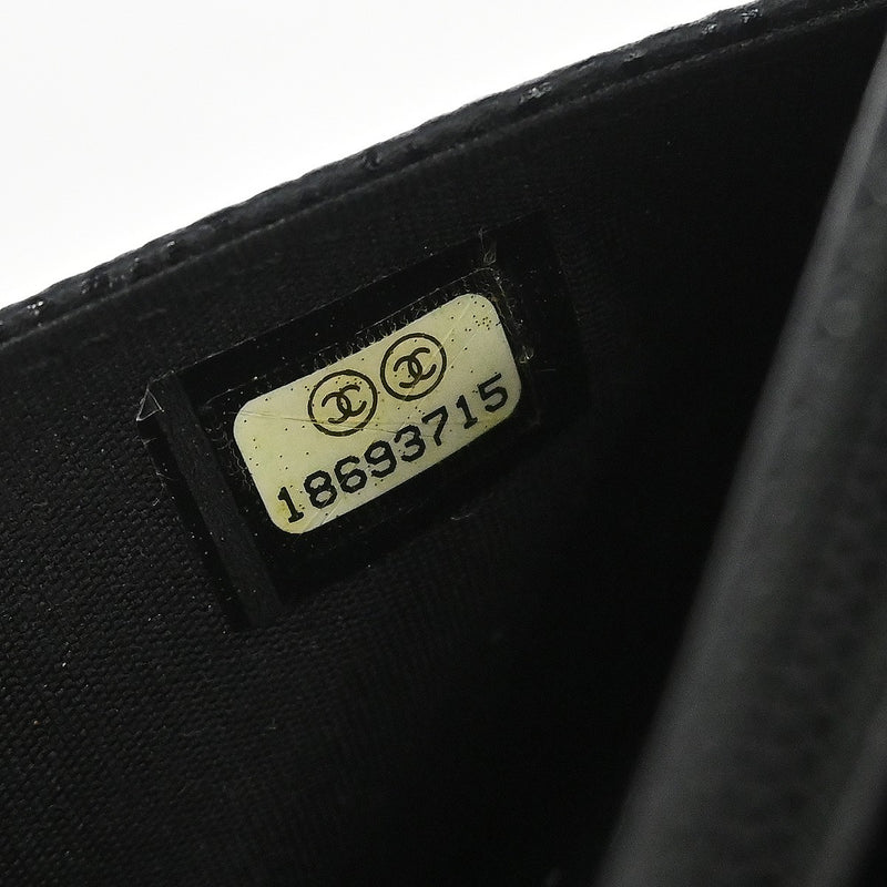 Chanel Timeless Wallet On Chain Caviar Black Leather Accessory
