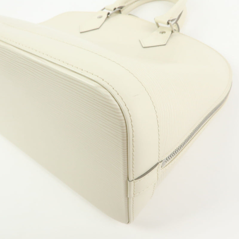 Louis Vuitton Alma Epi Leather White Bag