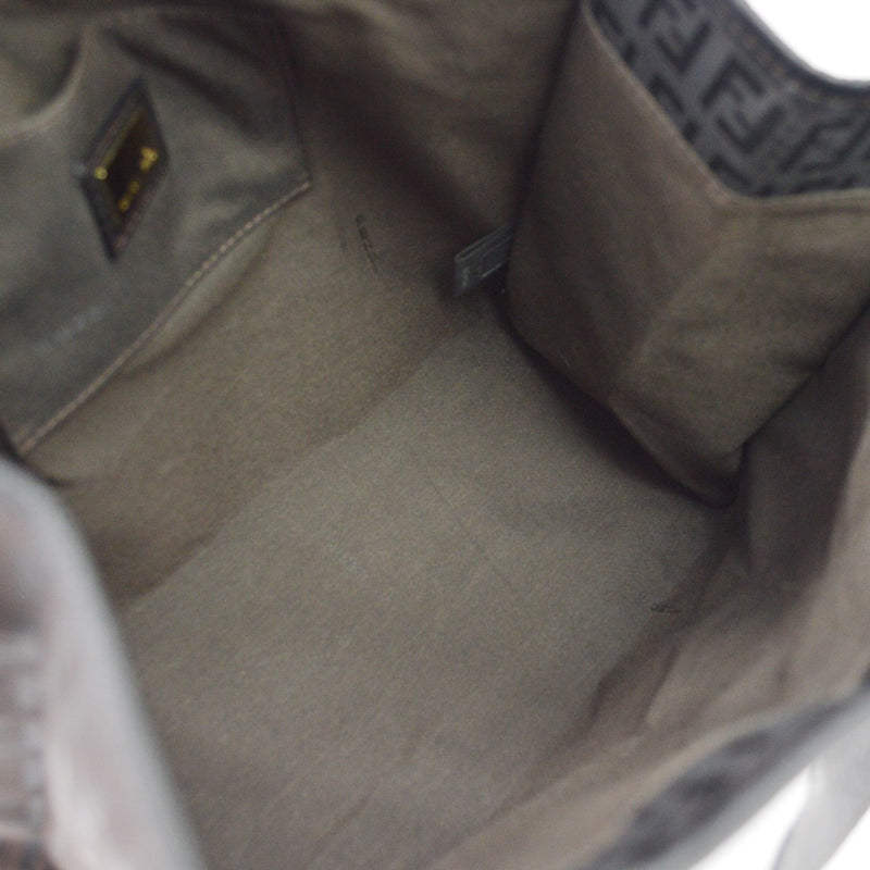 Fendi Vintage Zucchino Canvas Black Bag