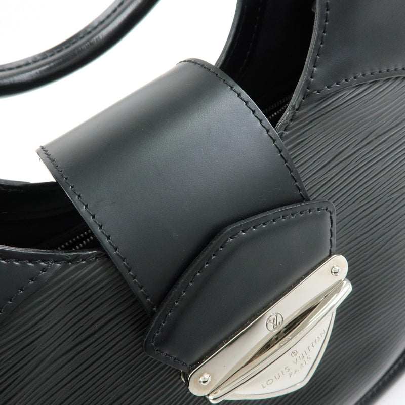 Louis Vuitton Montaigne Sac Epi Leather Black Bag