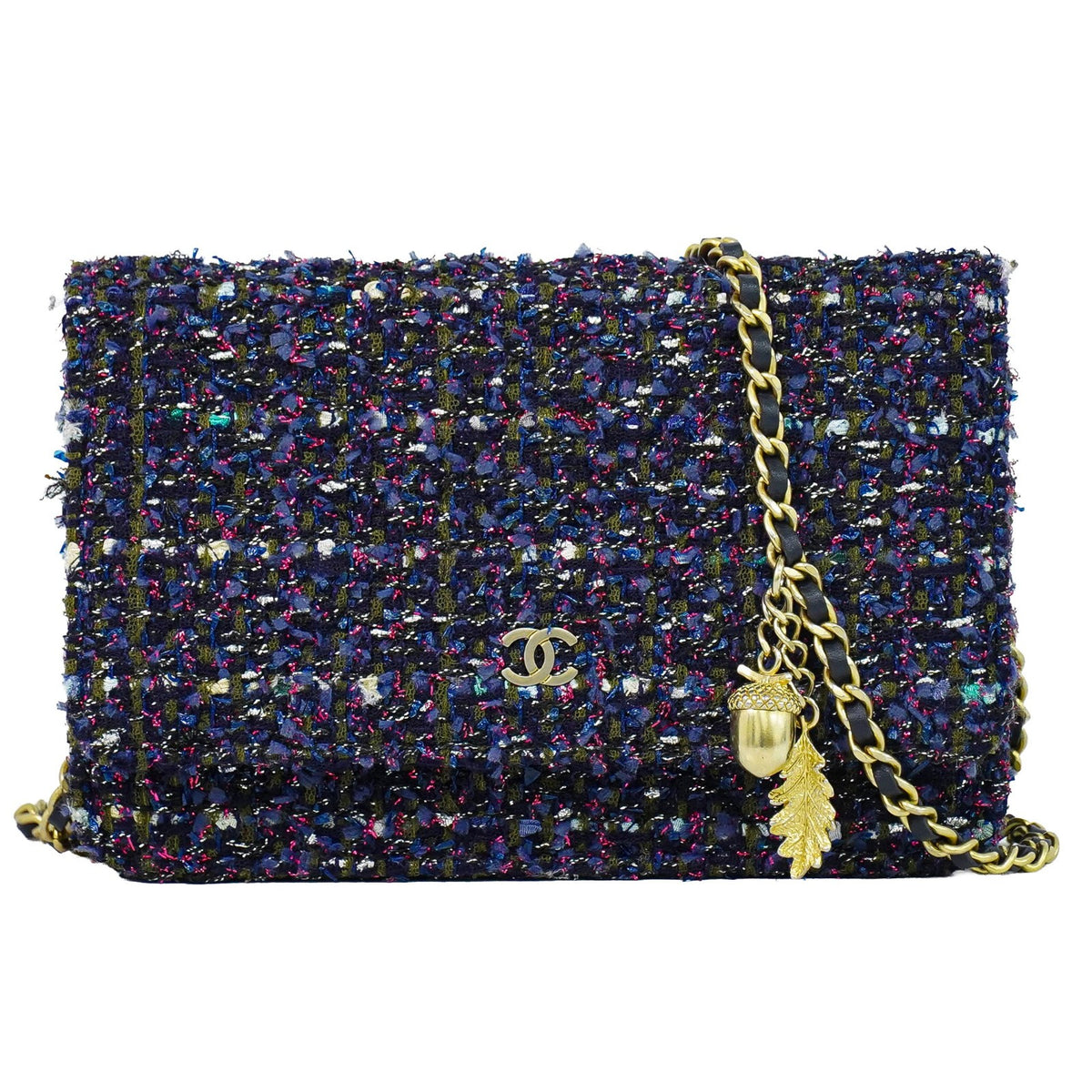 Chanel Wallet On Chain Tweed Multicolour Bag
