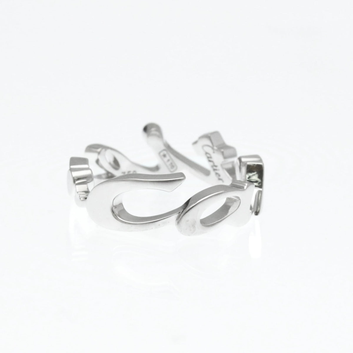 Cartier Signature 18k White Gold Silver White_gold Bijoux