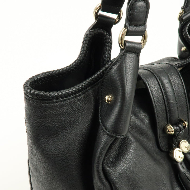 Gucci Marrakech Leather Black Bag