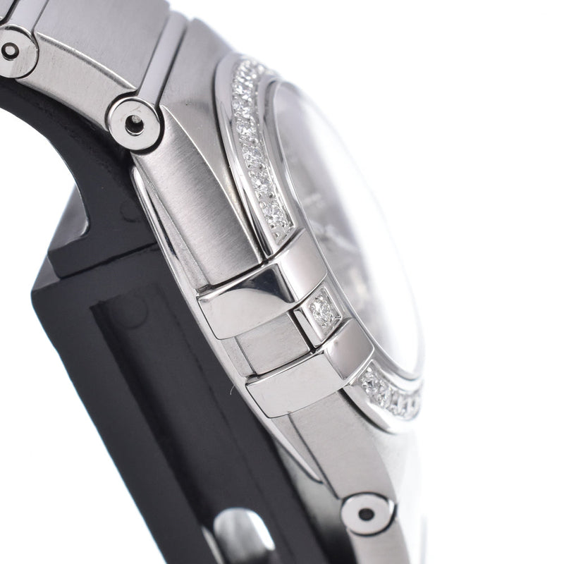 Omega Constellation Quartz Stainless Steel With Diamond Bezel And Markers Watches