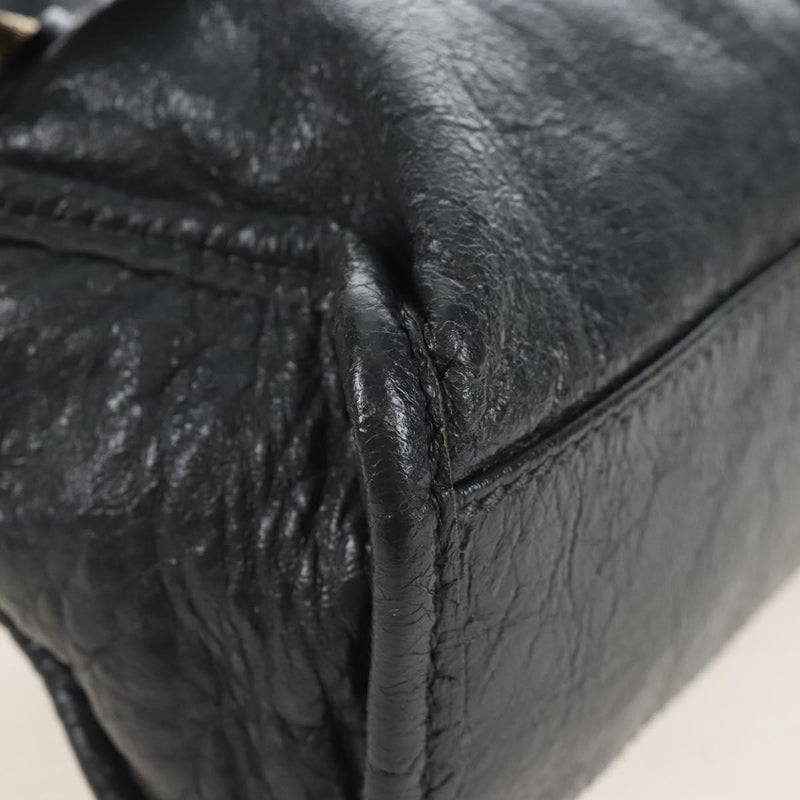 Balenciaga City Giant Studs Leather Gray Bag