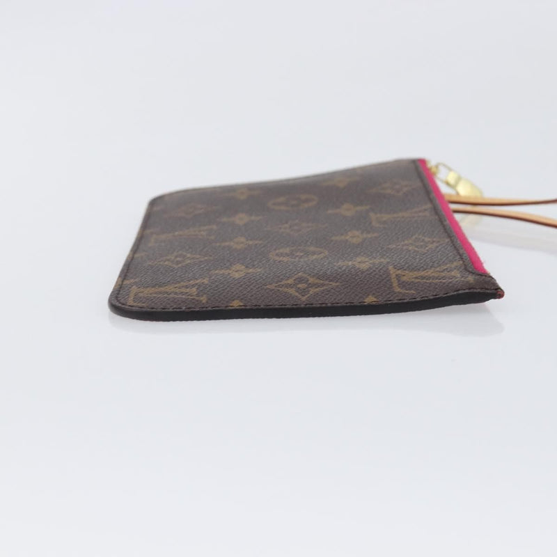 Louis Vuitton Neverfull Pochette Monogram Canvas Brown Bag