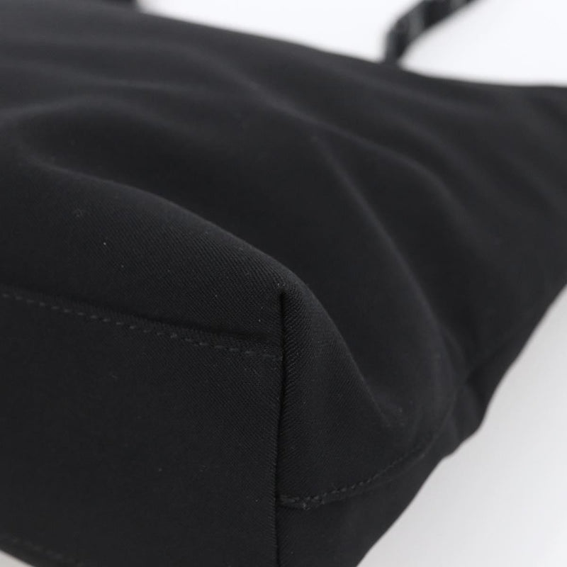 Salvatore Ferragamo Shoulder Bag Canvas Black