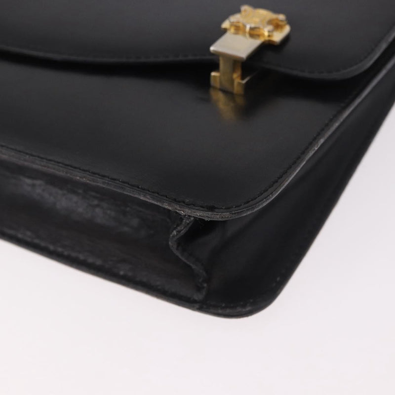 Celine Shoulder Leather Black Bag