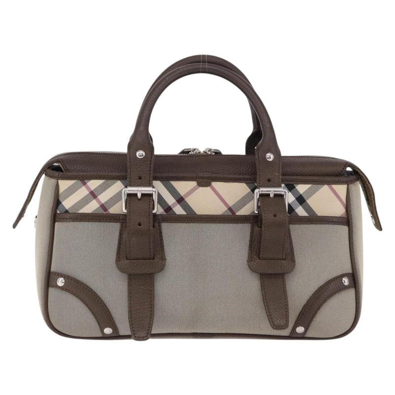 Burberry Nova Check Canvas Brown Bag