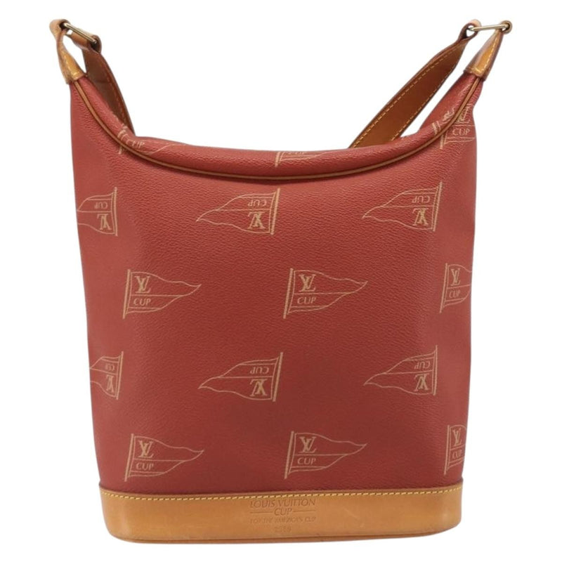 Louis Vuitton Cup Le Touquet Canvas Red Bag