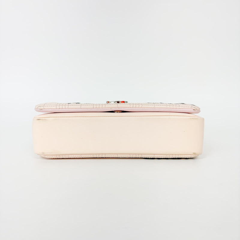 Burberry Lola Bum Quilted Lambskin Pink Calfskin Bag