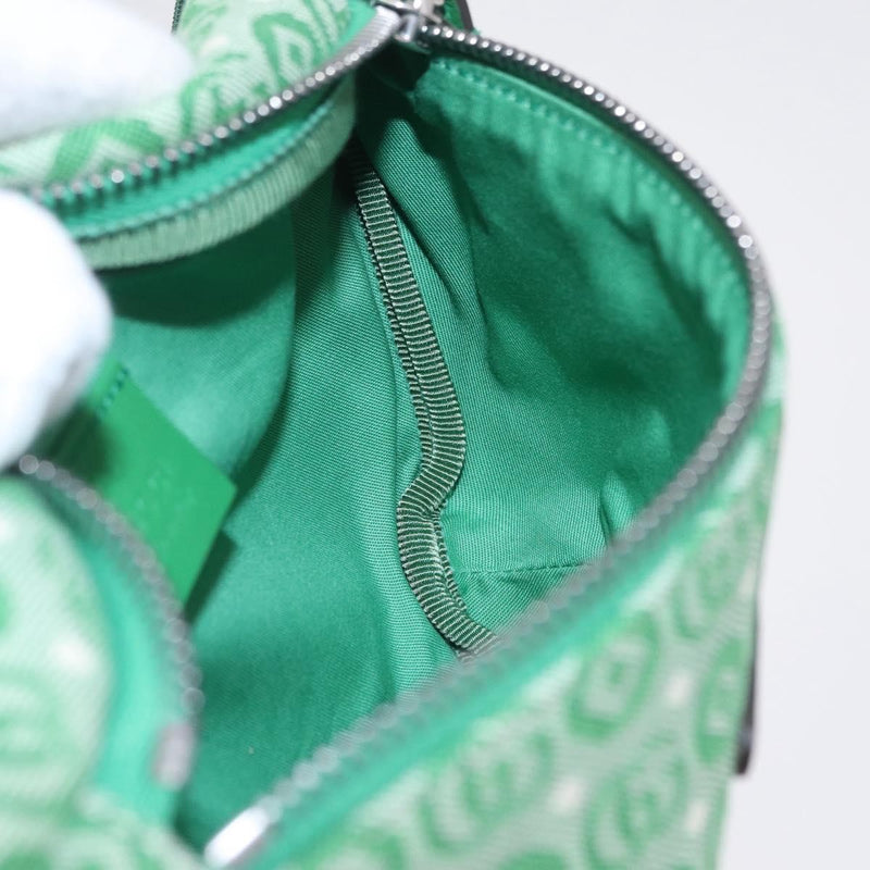 Gucci Childrens Belt Gg Canvas Green Bag