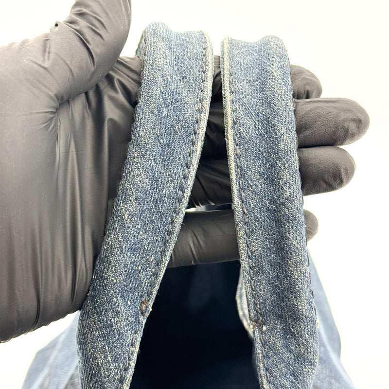 Prada Canapa Denim Blue Denim_jeans Bag