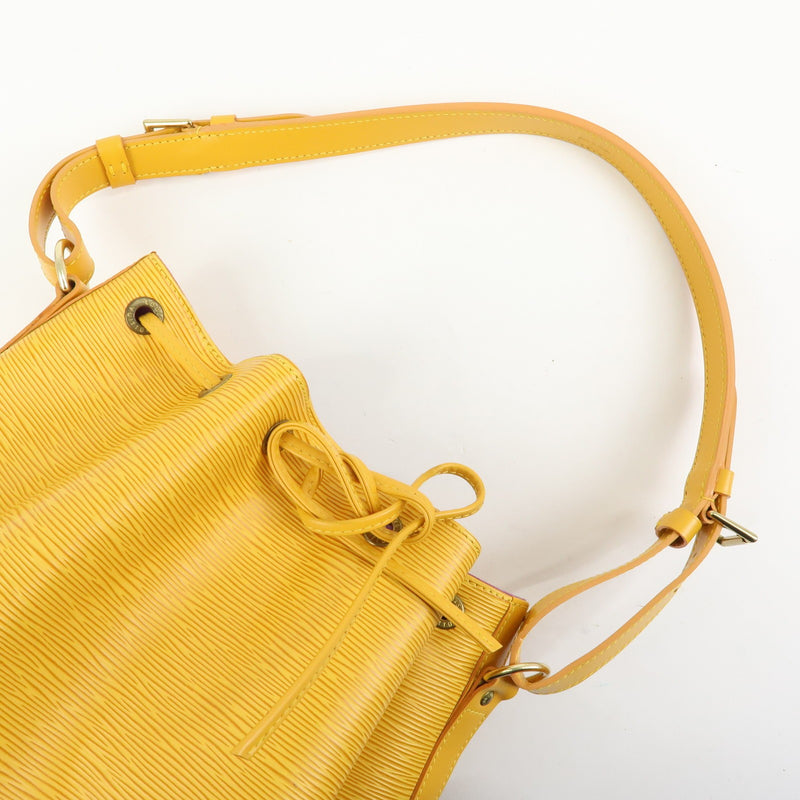 Louis Vuitton Noe Epi Leather Yellow Bag