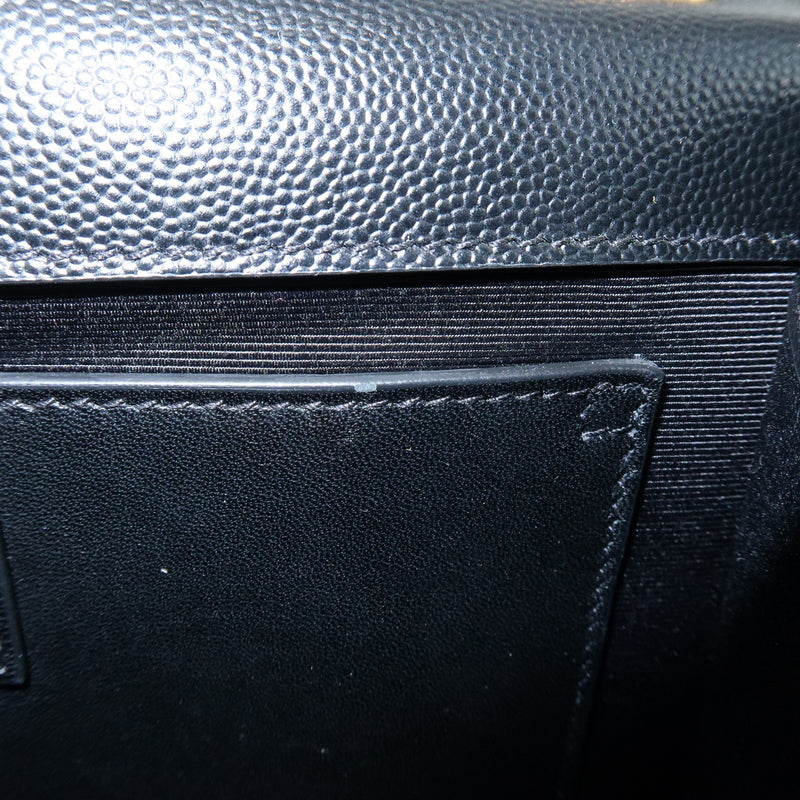 Saint Laurent Classic Monogram Leather Black Bag