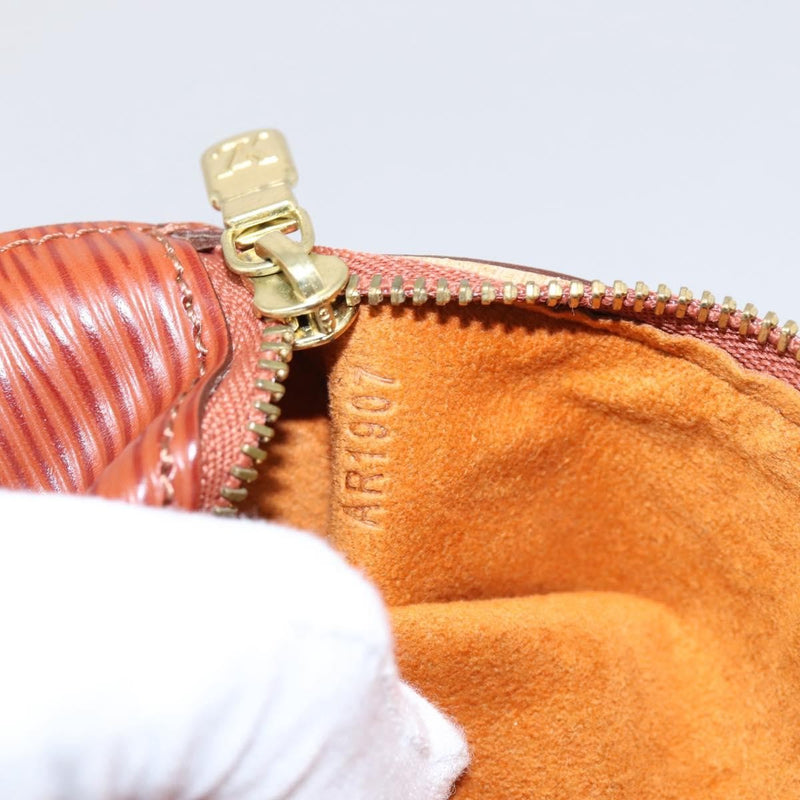 Louis Vuitton Soufflot Pochette Epi Leather Brown Bag