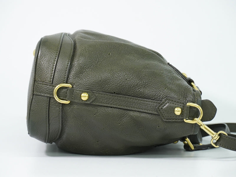 Louis Vuitton Stellar Mahina Leather Khaki Bag