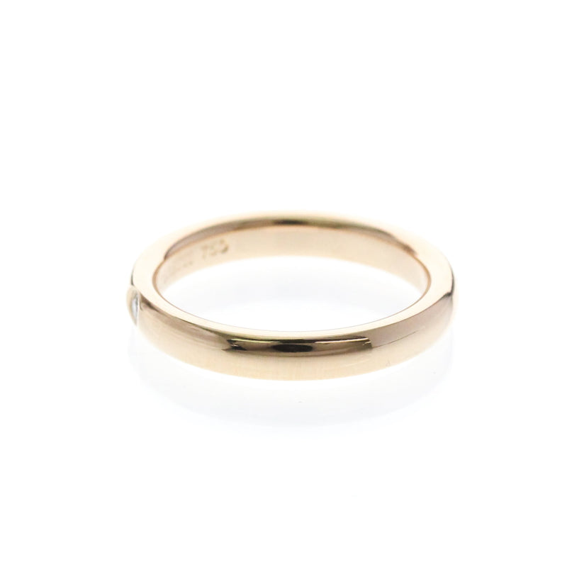 Tiffany & Co. Elsa Peretti 1 Diamond Stacking Band 18k Rose Gold With Pink_gold Bijoux