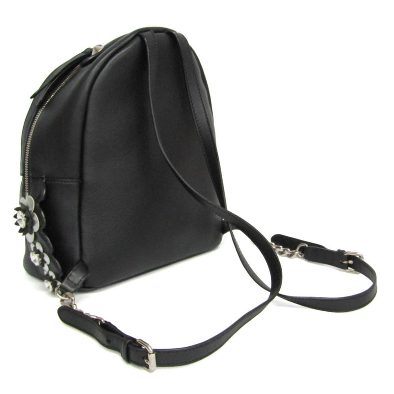 Fendi By The Way Leather With Crystals Black Bag