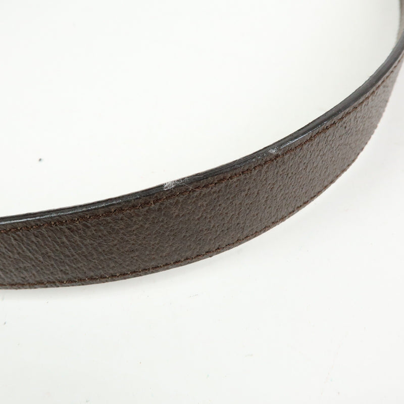 Bvlgari Logomania Suede Brown Canvas Bag