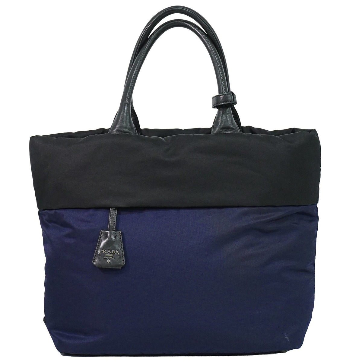 Prada Convertible Double Tessuto Navy Nylon Bag