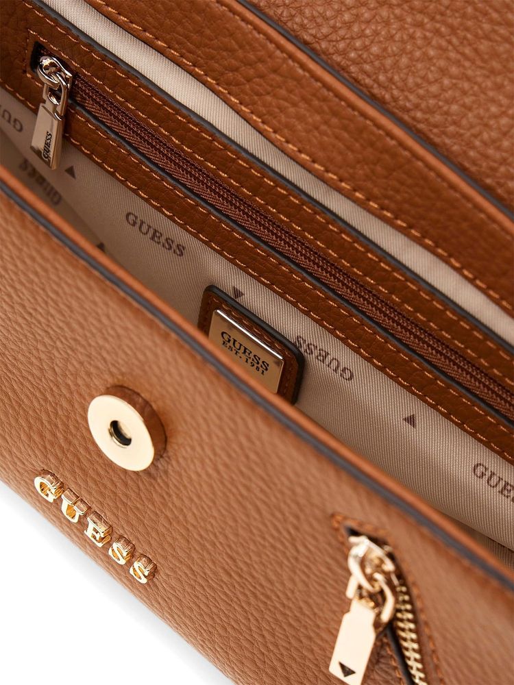 Guess Crossbody Bag — Caramel Polyurethane