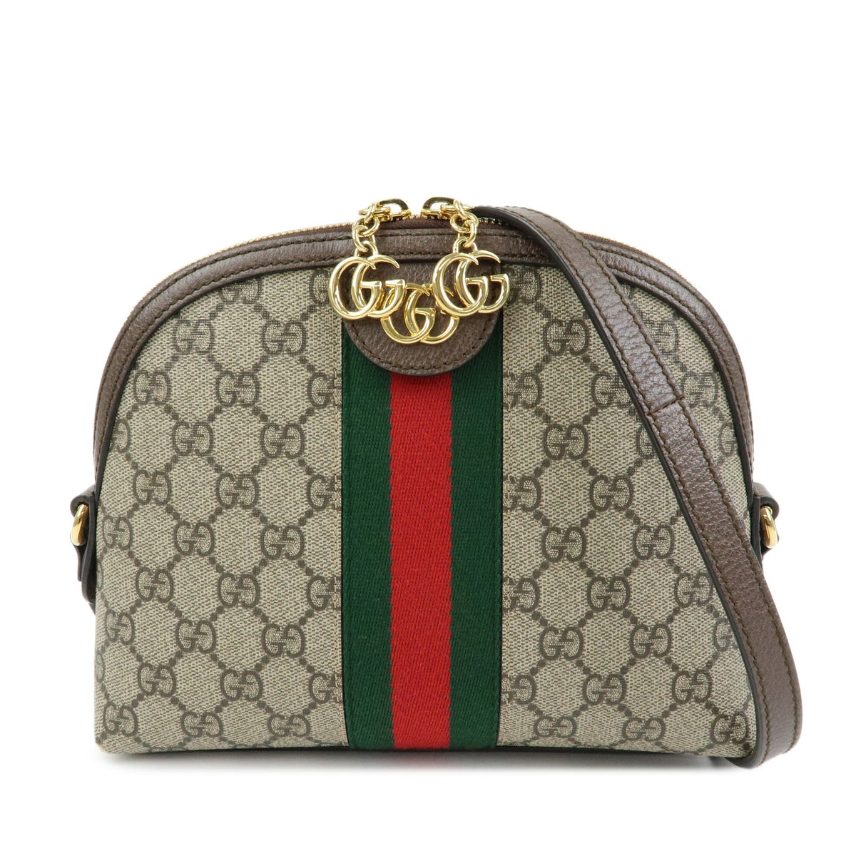 Gucci Ophidia Dome Gg Coated Canvas Beige Bag