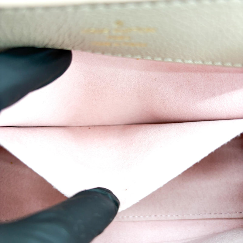 Louis Vuitton Lockme Ever Leather Beige Bag