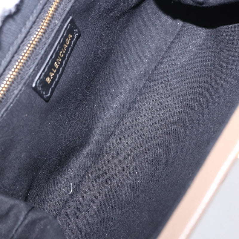 Balenciaga Cloud Clutch Leather Beige