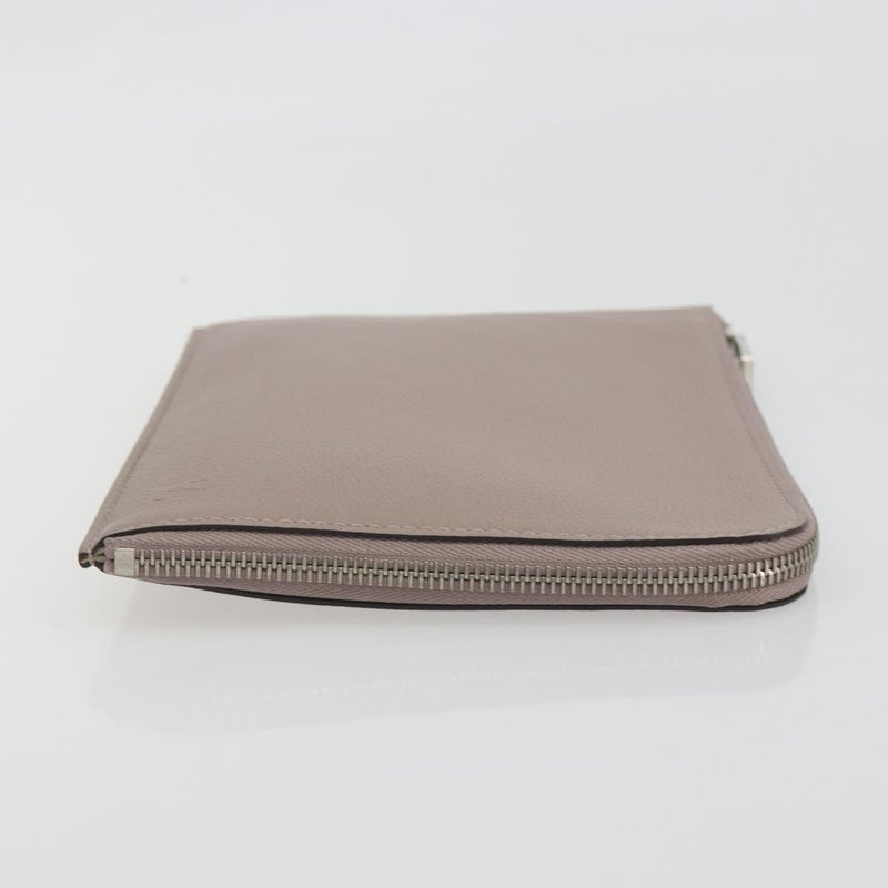 Louis Vuitton Zip Around Pochette Jour Leather Beige Bag