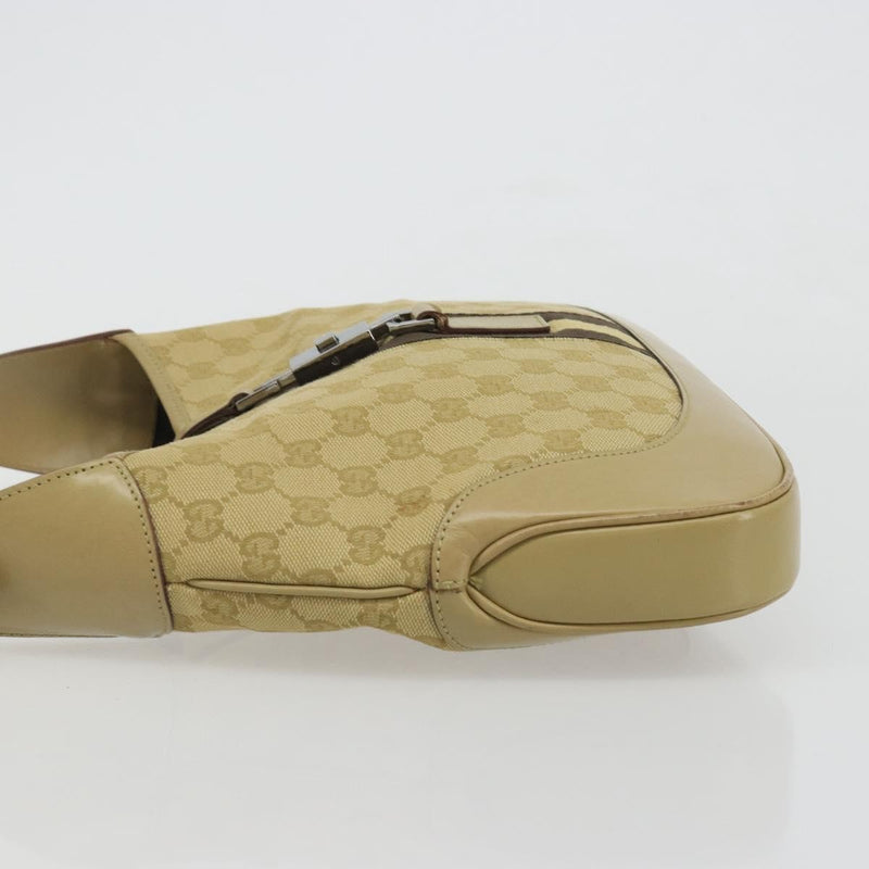 Gucci Web Jackie O Hobo Gg Canvas Beige