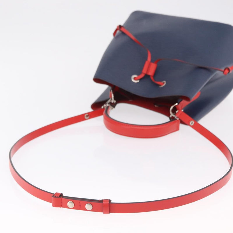 Louis Vuitton Neonoe Limited Edition Colored Damier Navy Leather Bag