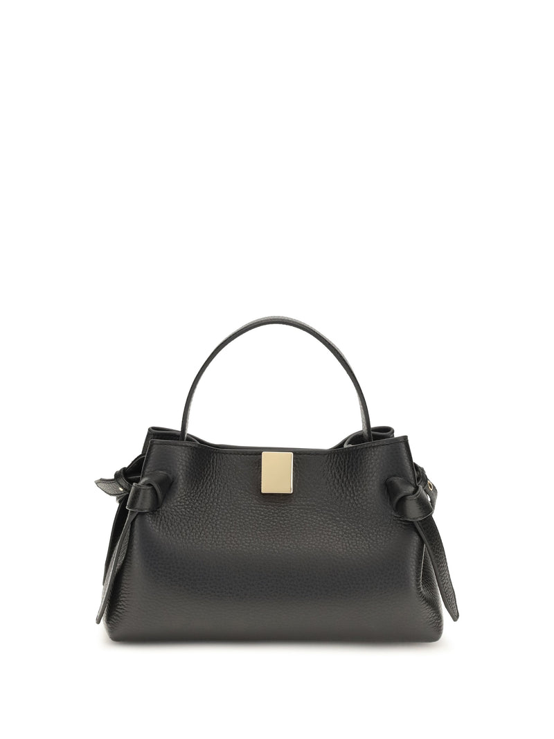 Yuzefi Gyoza Shoulder Bag — Black Calf Leather