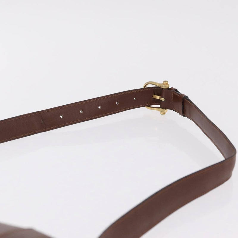 Celine Triomphe Leather Brown Bag