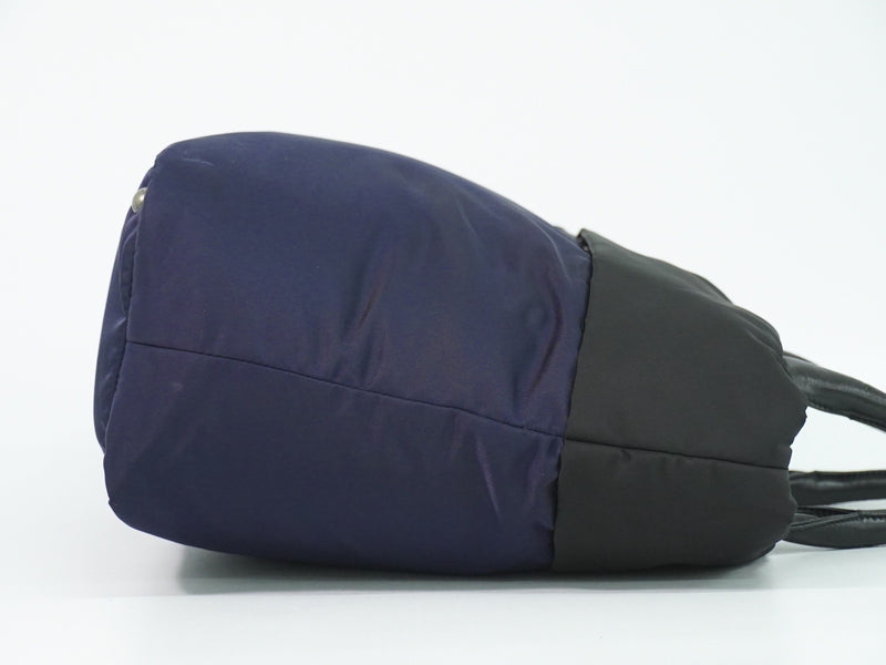 Prada Convertible Double Tessuto Navy Nylon Bag