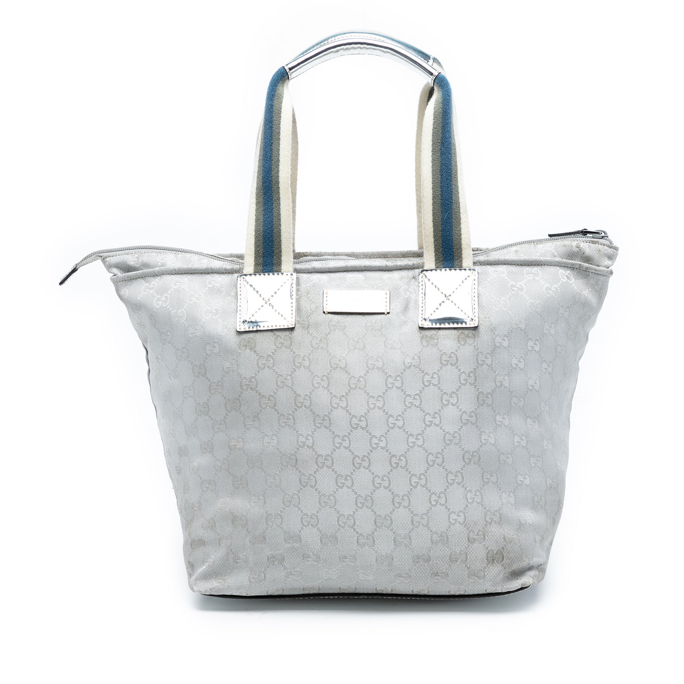 GG Canvas Web Tote - Image 1