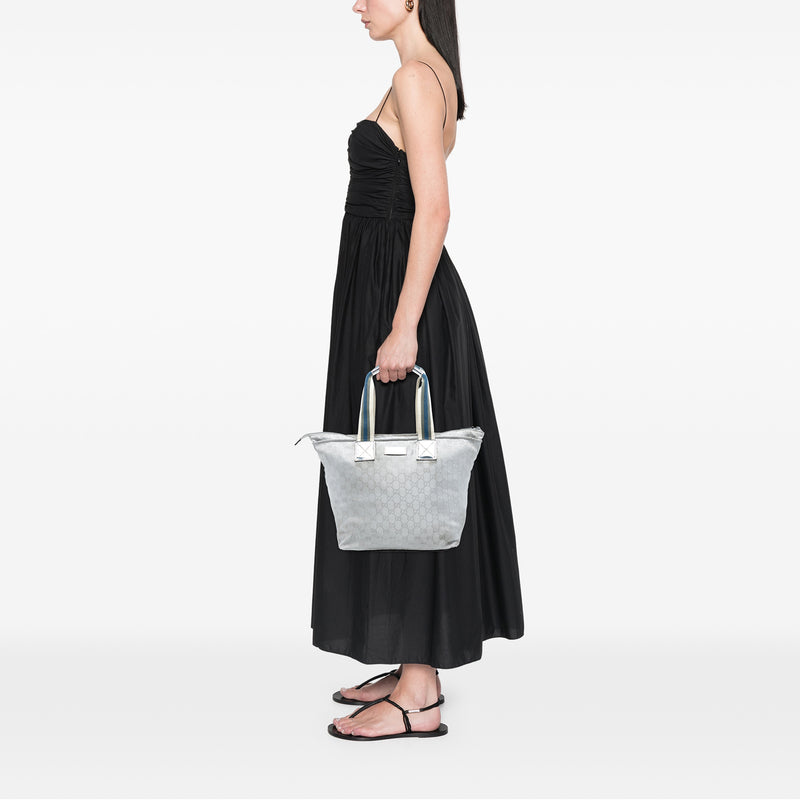 GG Canvas Web Tote - Image 7