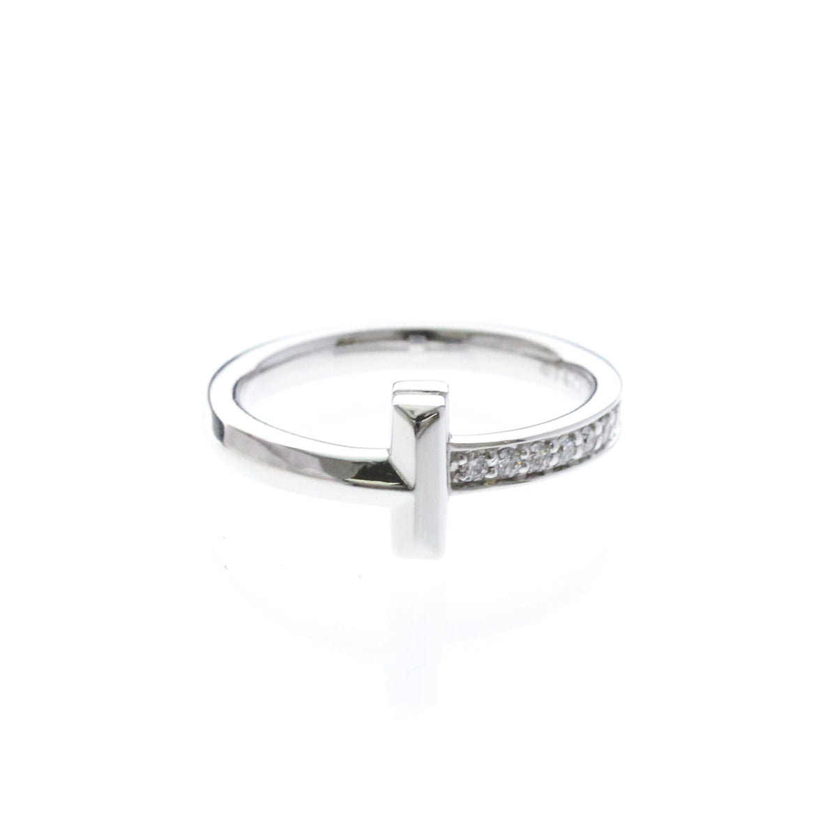 Tiffany & Co. T One Ring - Diamond White Gold Silver White_gold Bijoux