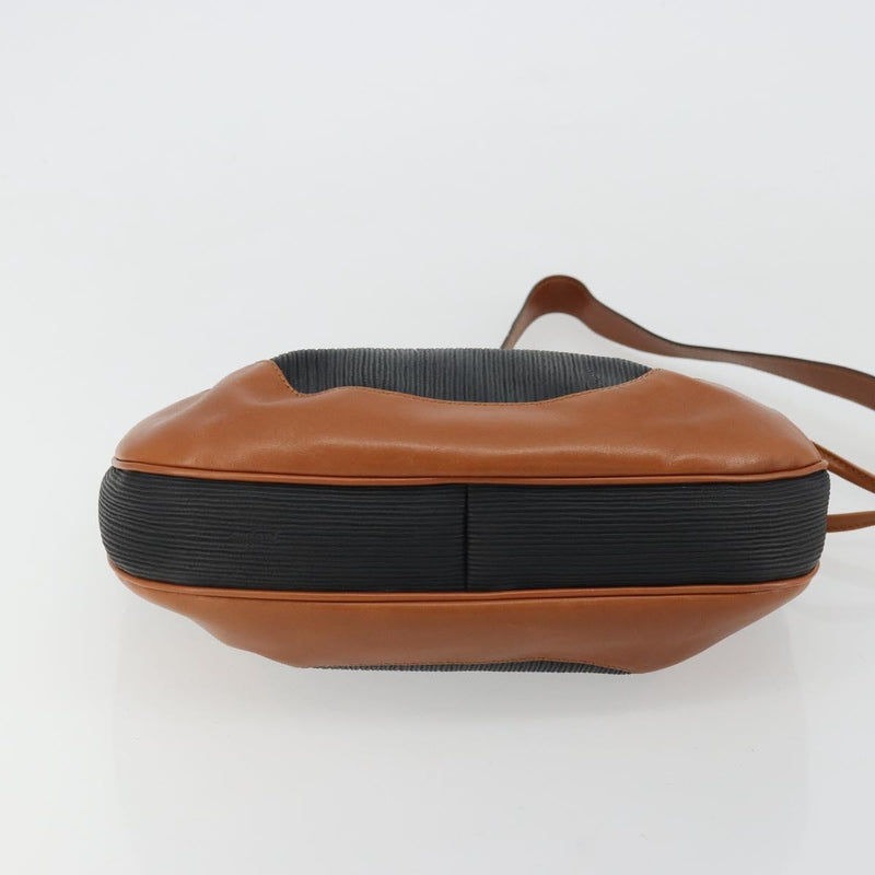 Salvatore Ferragamo Shoulder Leather Black Bag