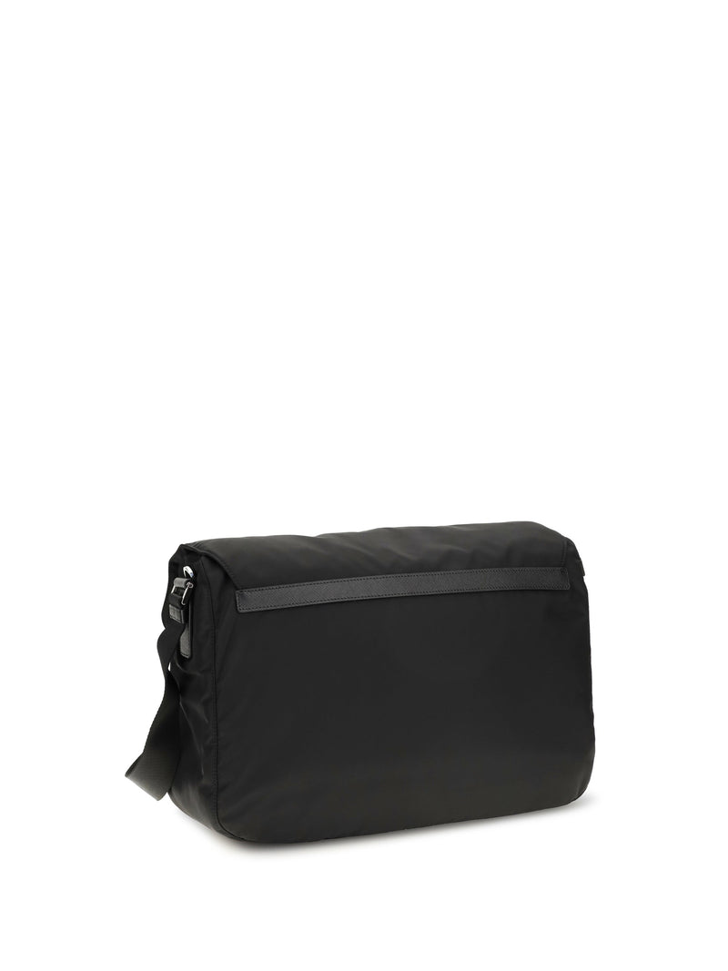 Prada Re-Nylon Shoulder Bag — Black Polyamide