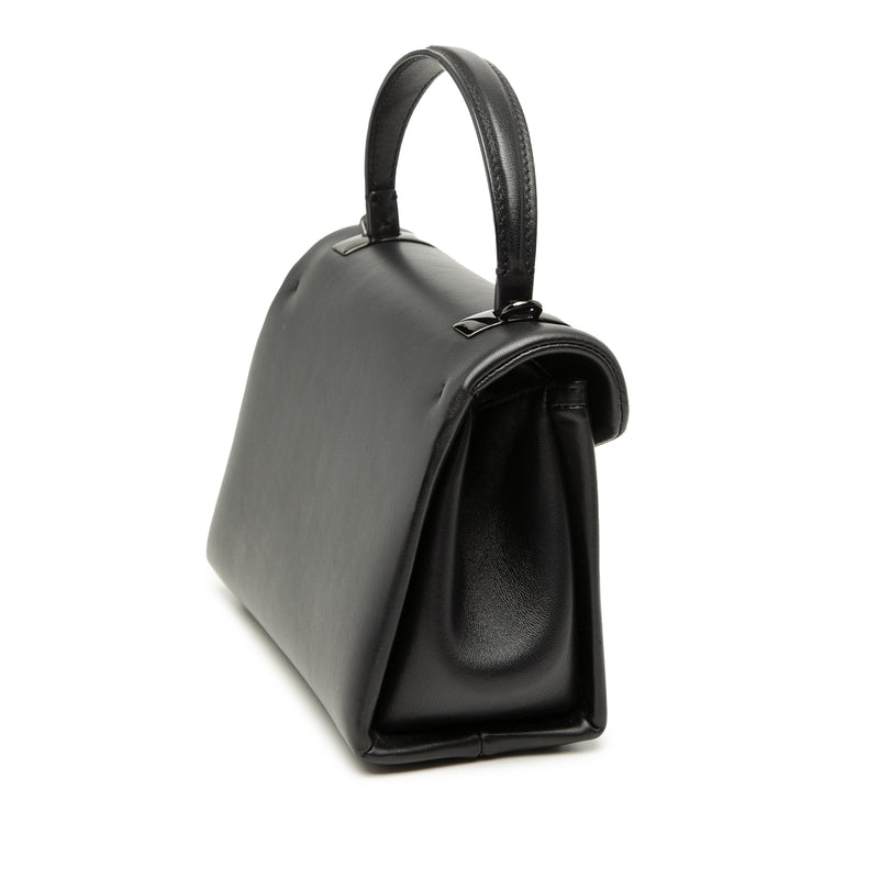 Mini Leather One Stud Top Handle Bag - Image 2