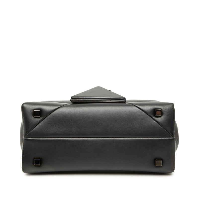 Mini Leather One Stud Top Handle Bag - Image 3