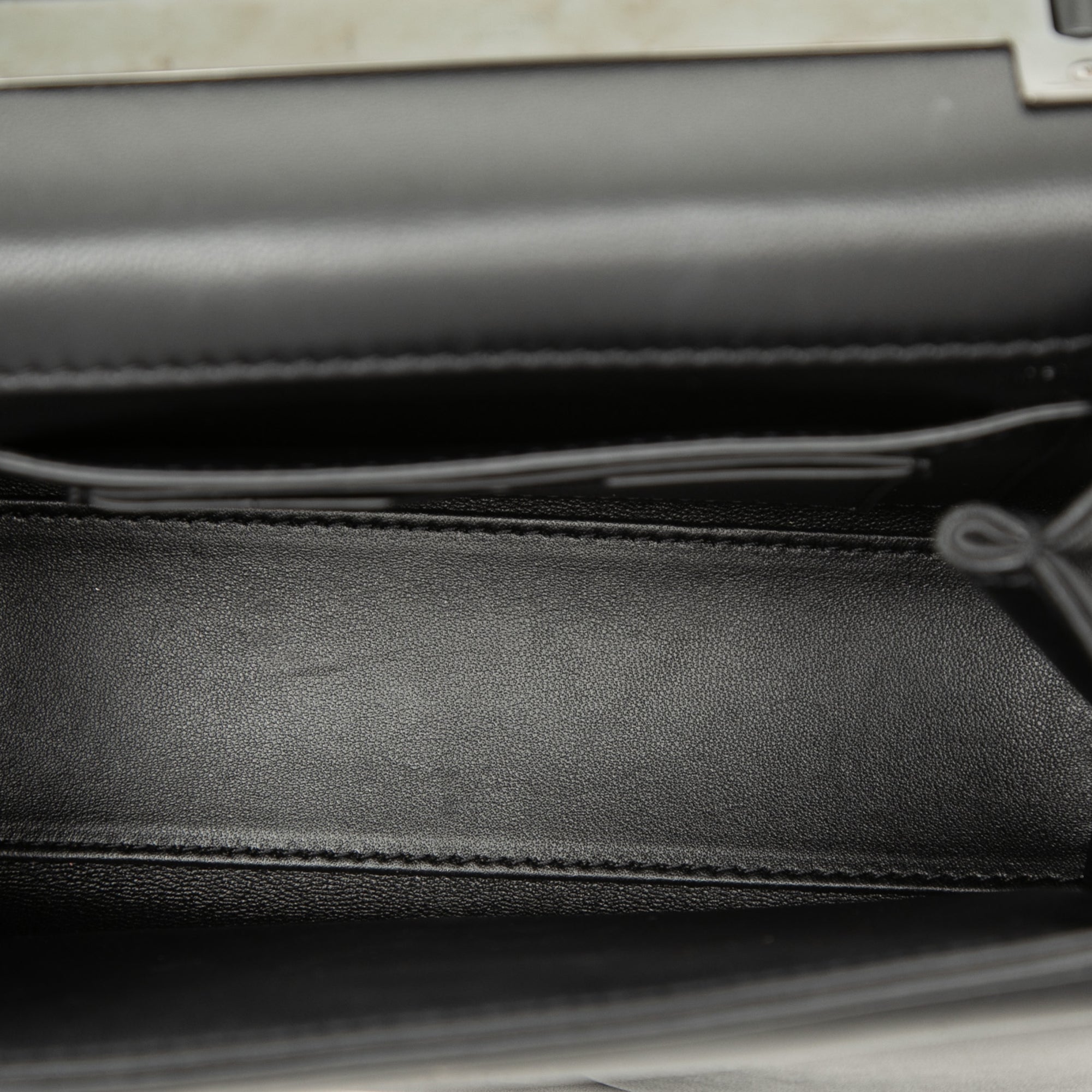 Mini Leather One Stud Top Handle Bag - Image 4