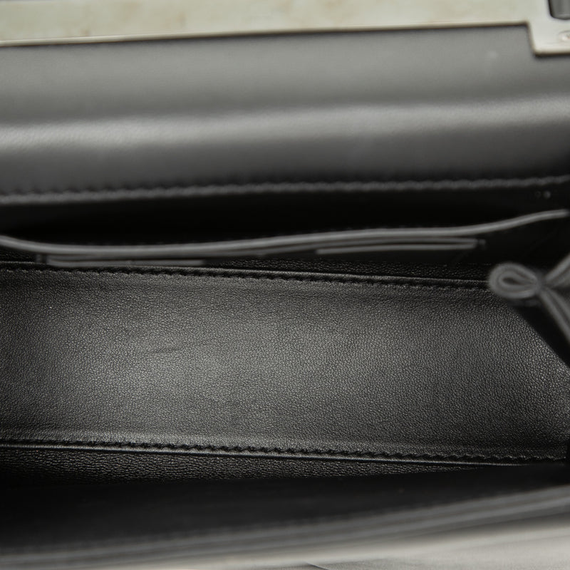 Mini Leather One Stud Top Handle Bag - Image 4