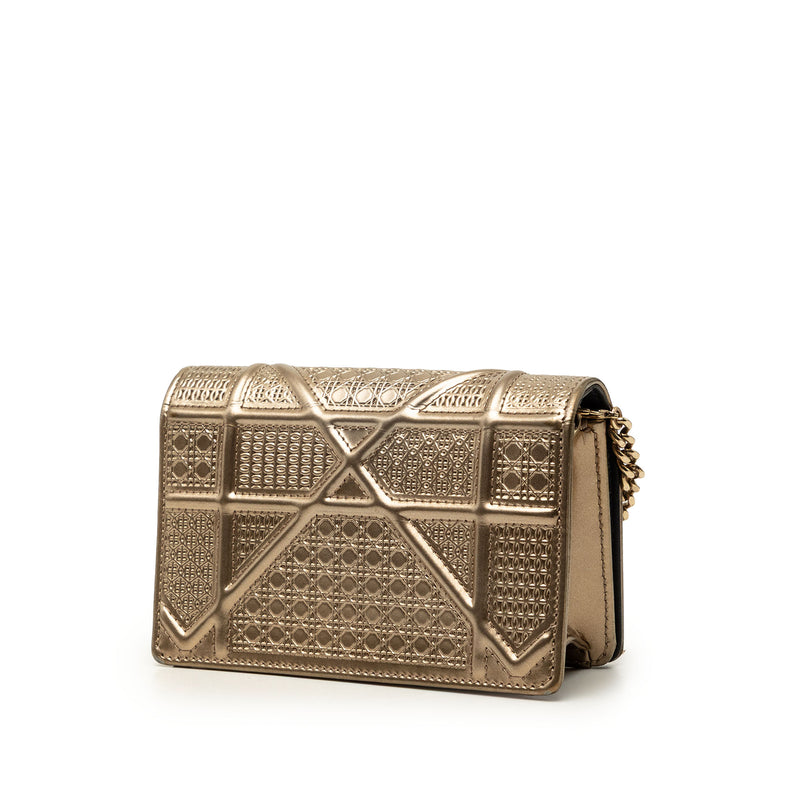Baby Metallic Patent Microcannage Diorama Flap - Image 2